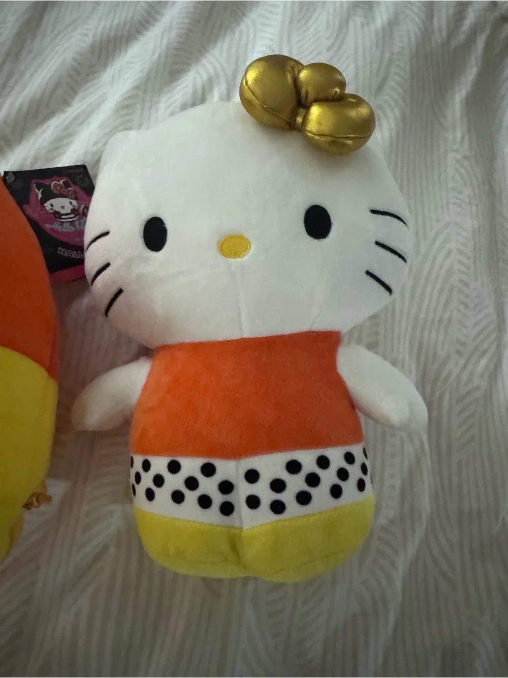 Sanrio Hello Kitty Kidrobot Candy Corn Halloween Plush